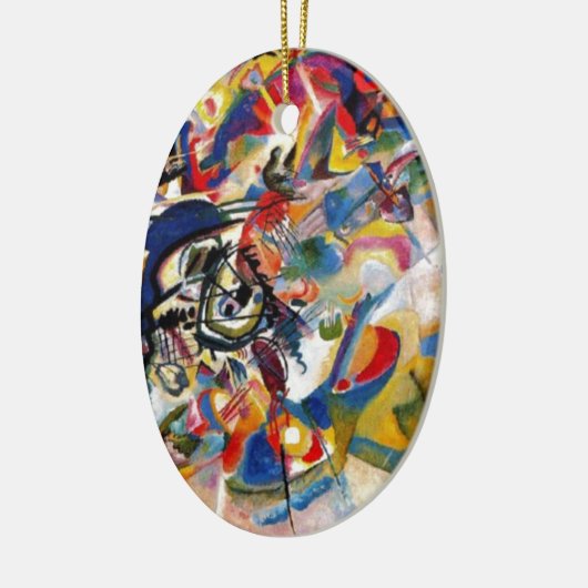 Samenstelling VII van Kandinsky Keramisch Ornament (Links)