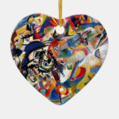 Samenstelling VII van Kandinsky Keramisch Ornament (Voorkant)