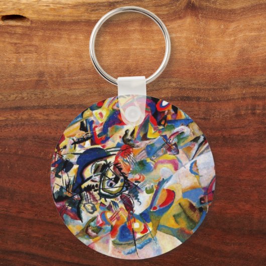Samenstelling VII van Kandinsky Sleutelhanger (Voorkant)
