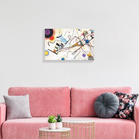 Samenstelling VIII Canvas Afdruk (Insitu (Woonkamer))