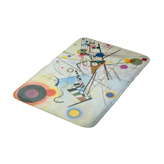 Samenstelling VIII door Wassily Kandinsky Badmat (Gekanteld)