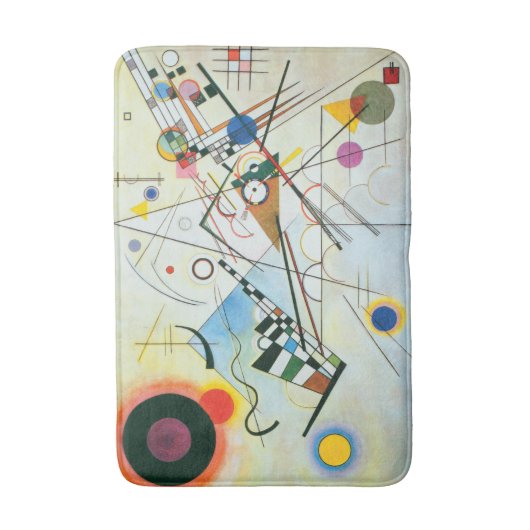 Samenstelling VIII door Wassily Kandinsky Badmat (Voorkant Verticaal)