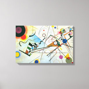 Samenstelling VIII door Wassily Kandinsky Canvas Afdruk