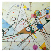 Samenstelling VIII door Wassily Kandinsky Ceramic  Tegeltje (Voorkant)