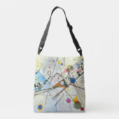 Samenstelling VIII door Wassily Kandinsky Crossbody Tas (Achterkant)