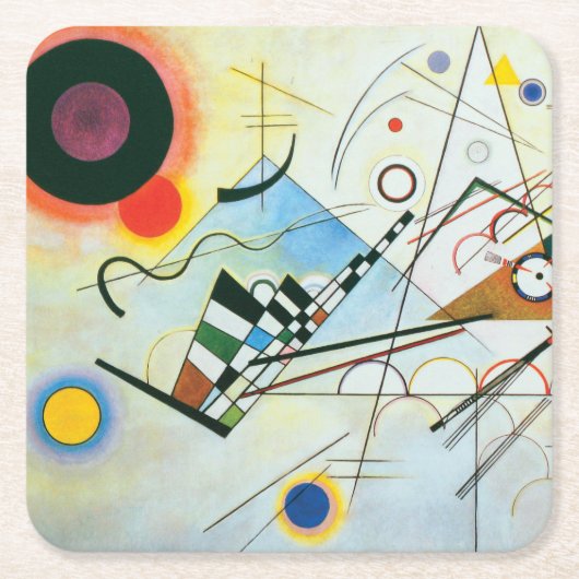 Samenstelling VIII door Wassily Kandinsky Kartonnen Onderzetters (Voorkant)