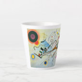 Samenstelling VIII door Wassily Kandinsky Latte Mok (Voorkant)