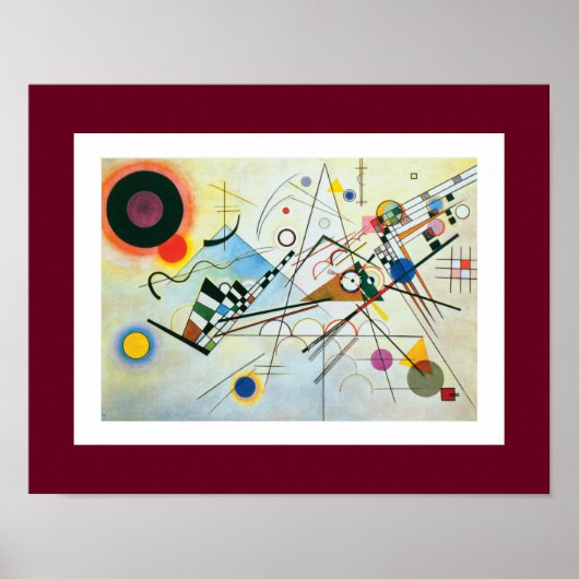 Samenstelling VIII door Wassily Kandinsky Poster (Voorkant)