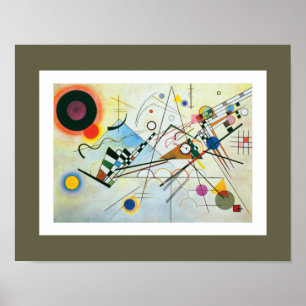 Samenstelling VIII door Wassily Kandinsky Poster