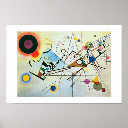 Samenstelling VIII door Wassily Kandinsky Poster (Voorkant)