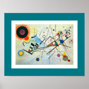 Samenstelling VIII door Wassily Kandinsky Poster
