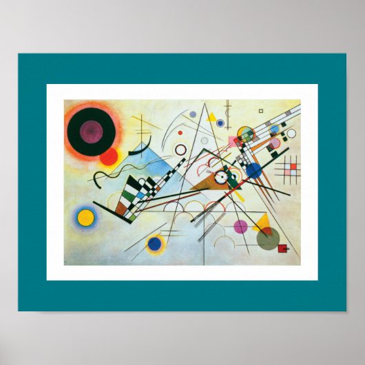 Samenstelling VIII door Wassily Kandinsky Poster (Voorkant)
