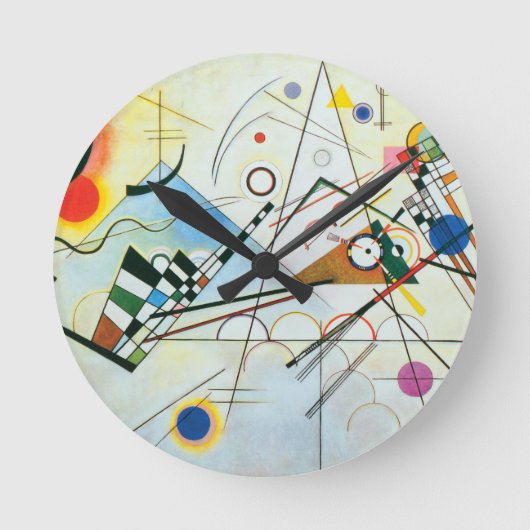 Samenstelling VIII door Wassily Kandinsky Ronde Klok (Voorkant)