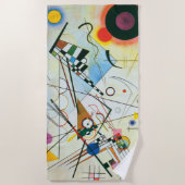 Samenstelling VIII door Wassily Kandinsky Strandlaken (Voorkant)
