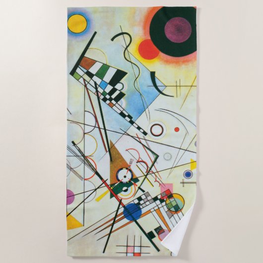 Samenstelling VIII door Wassily Kandinsky Strandlaken (Voorkant)