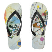 Samenstelling VIII door Wassily Kandinsky Teenslippers (Voetbed)