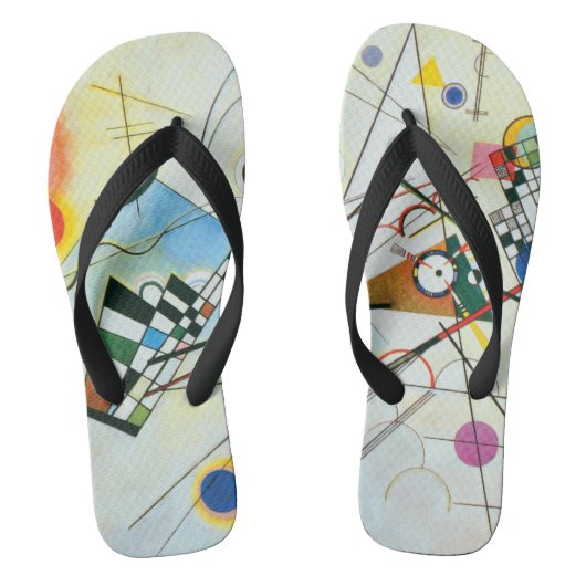 Samenstelling VIII door Wassily Kandinsky Teenslippers (Voetbed)