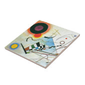 Samenstelling VIII door Wassily Kandinsky Tegeltje (Zijkant)