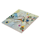 Samenstelling VIII door Wassily Kandinsky Tegeltje (Zijkant)