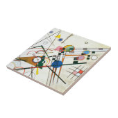 Samenstelling VIII door Wassily Kandinsky Tegeltje (Zijkant)