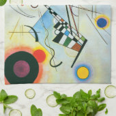 Samenstelling VIII door Wassily Kandinsky Theedoek (Gevouwen)