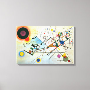 Samenstelling VIII van Wassily Kandinsky Canvas Afdruk