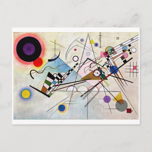 Samenstelling VIII, Wassily Kandinsky Briefkaart (Voorkant)