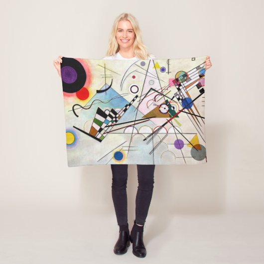 Samenstelling VIII, Wassily Kandinsky Fleece Deken (In situ)