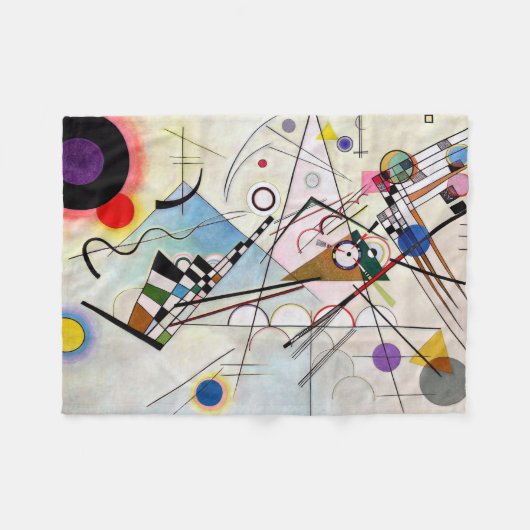 Samenstelling VIII, Wassily Kandinsky Fleece Deken (Voorkant (Horizontaal))