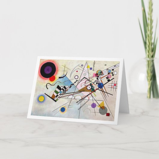Samenstelling VIII, Wassily Kandinsky Kaart (Voorkant)