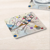 Samenstelling VIII, Wassily Kandinsky Kartonnen Onderzetters (Schuin)