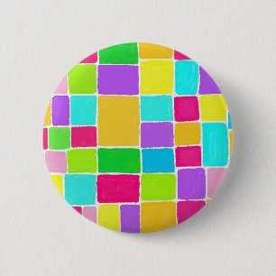 Samenstelling waterverf ronde button 5,7 cm