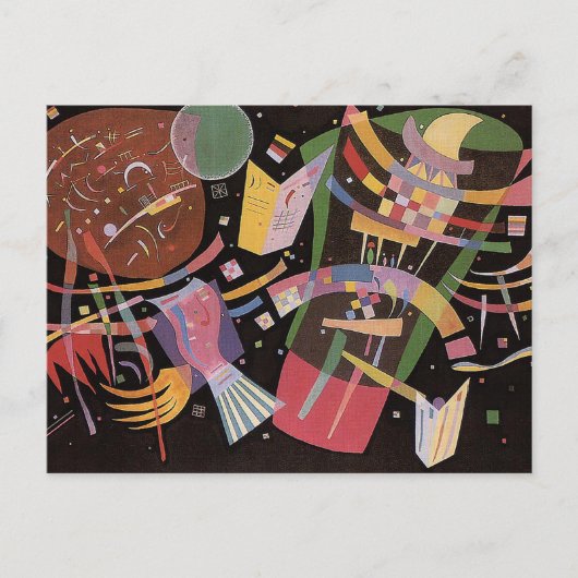 Samenstelling X door Vassily Kandinsky Briefkaart (Voorkant)
