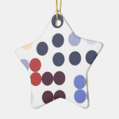 Samenstelling zonder ceremonie door Sophie Taeuber Keramisch Ornament (Links)