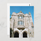 Samenvattend schoolgebouw voor wet op de universit briefkaart (Voorkant / Achterkant)