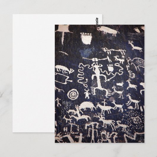 Samenvattende beschrijving Amerikaanse Indische pe Briefkaart (Voorkant / Achterkant)