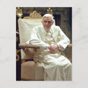 Samenvattende beschrijving paus Benedictus XVI - g Briefkaart