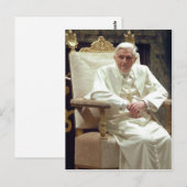 Samenvattende beschrijving paus Benedictus XVI - g Briefkaart (Voorkant / Achterkant)
