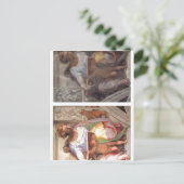 Samenvattende beschrijving Sistine Chapel, de prof Briefkaart (Staand voorkant)