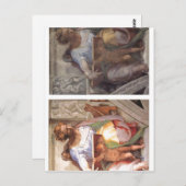 Samenvattende beschrijving Sistine Chapel, de prof Briefkaart (Voorkant / Achterkant)