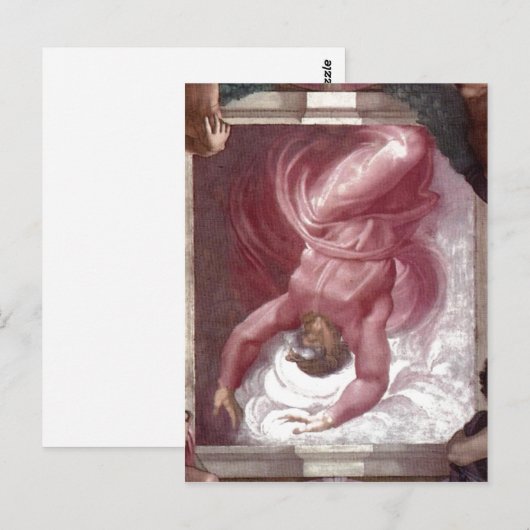 Samenvattende scheiding van licht en donkere donke briefkaart (Voorkant / Achterkant)