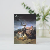 Samenvatting Beschrijving Francisco Goya, le Sabba Briefkaart (Staand voorkant)