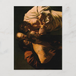 Samenvatting Espa?ol: La incdulidad de Santo Tom Briefkaart