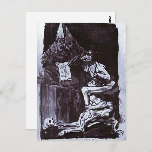 Samenvatting Francisco de Goya y Lucientes: Brujas Briefkaart (Voorkant / Achterkant)