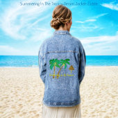 Samenvatting in de tropen denim jacket