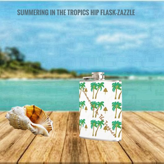 Samenvatting in de tropen heupfles