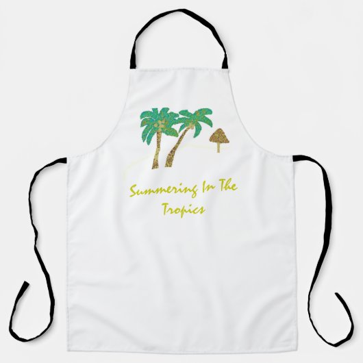 Samenvatting in de tropen schort (Voorkant)