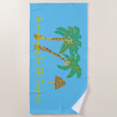 Samenvatting in de tropen strandlaken (Voorkant)