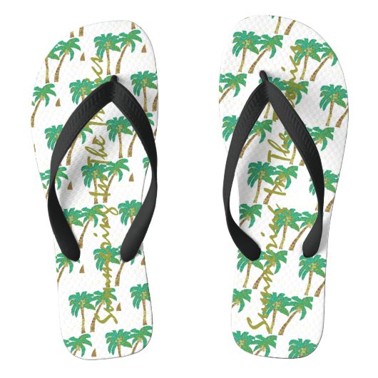 Samenvatting in de tropen teenslippers (Voetbed)