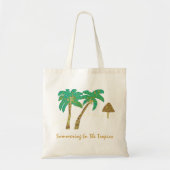 Samenvatting in de tropen tote bag (Voorkant)